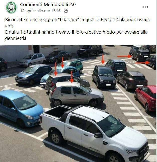 meme parcheggi a strisce reggio calabria