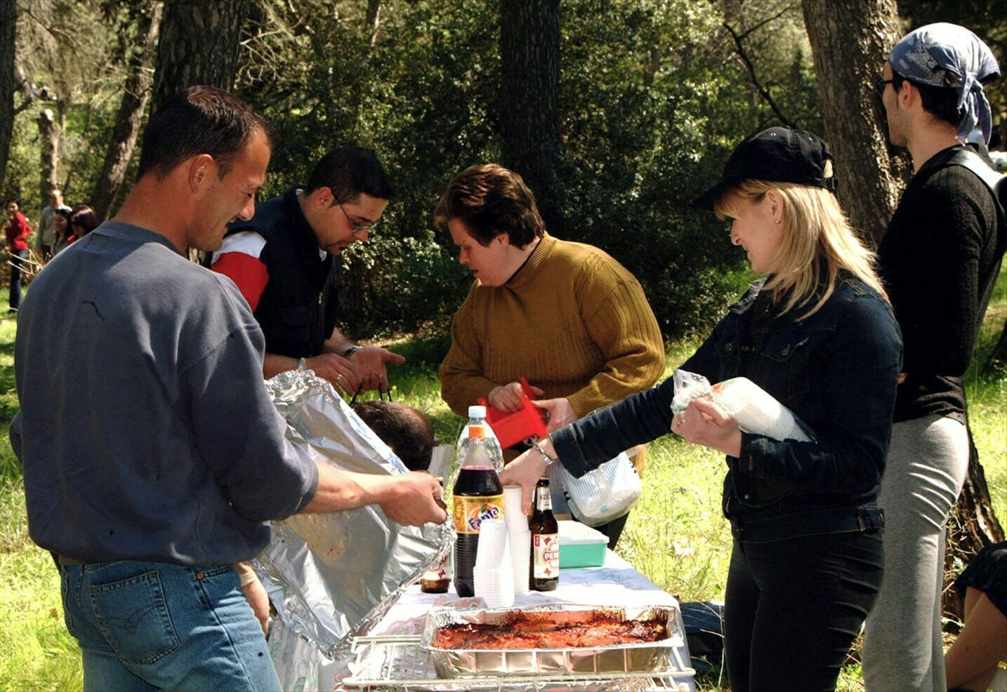 pranzo all'aperto