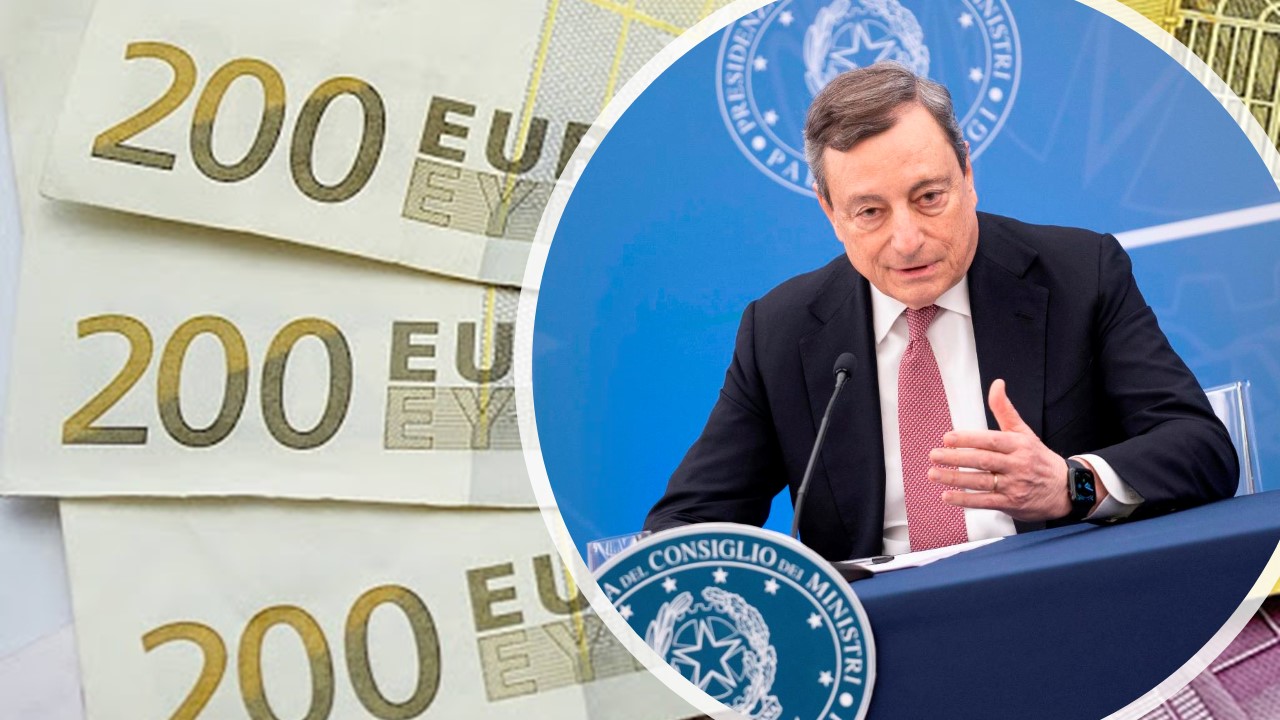 bonus 200 euro draghi