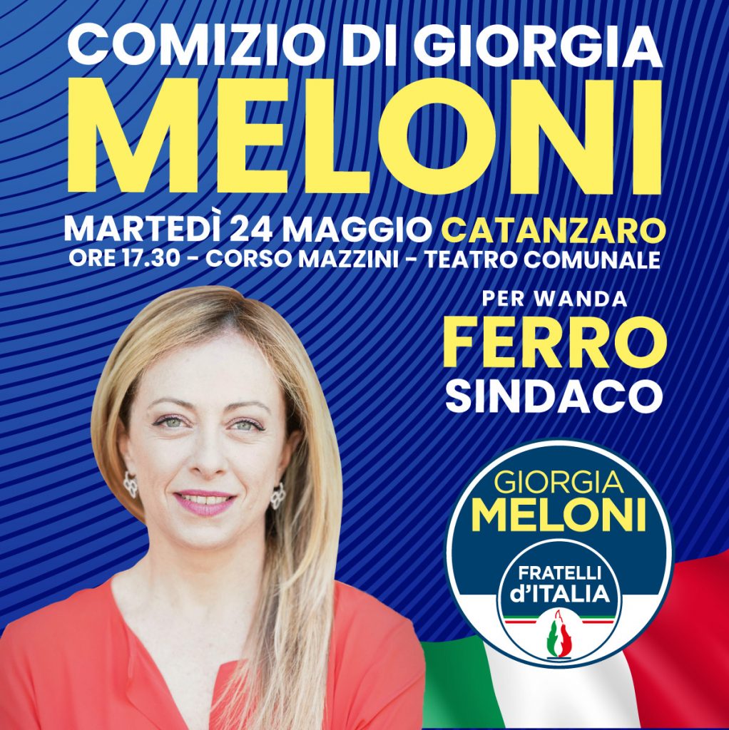 meloni a Catanzaro