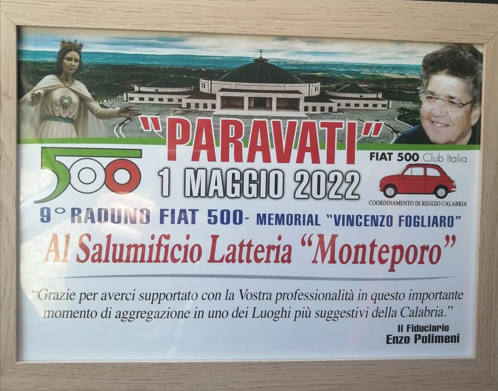 raduno paravati fiat 500 club italia reggio calabria