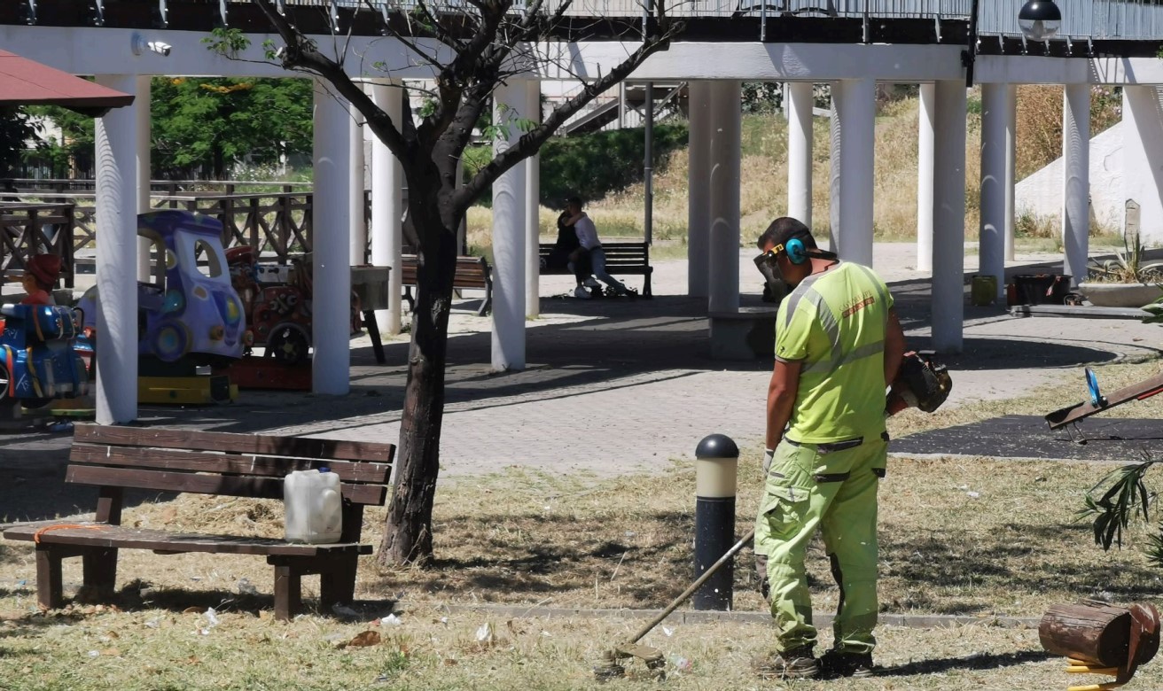 ripulito parco cacozza reggio calabria