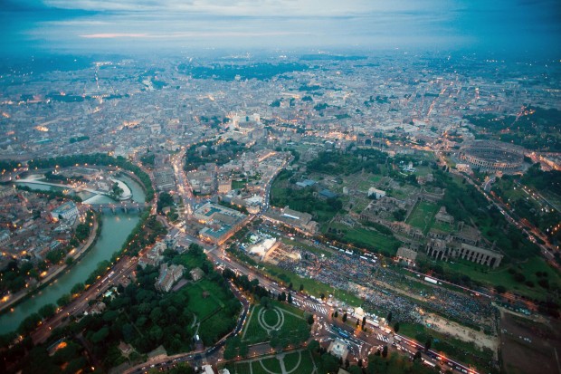 roma dall'alto