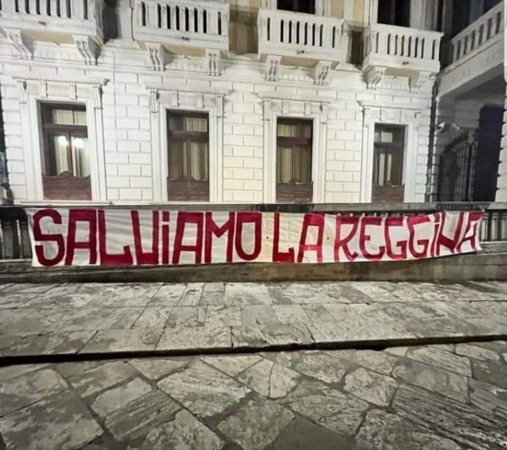 striscione reggina