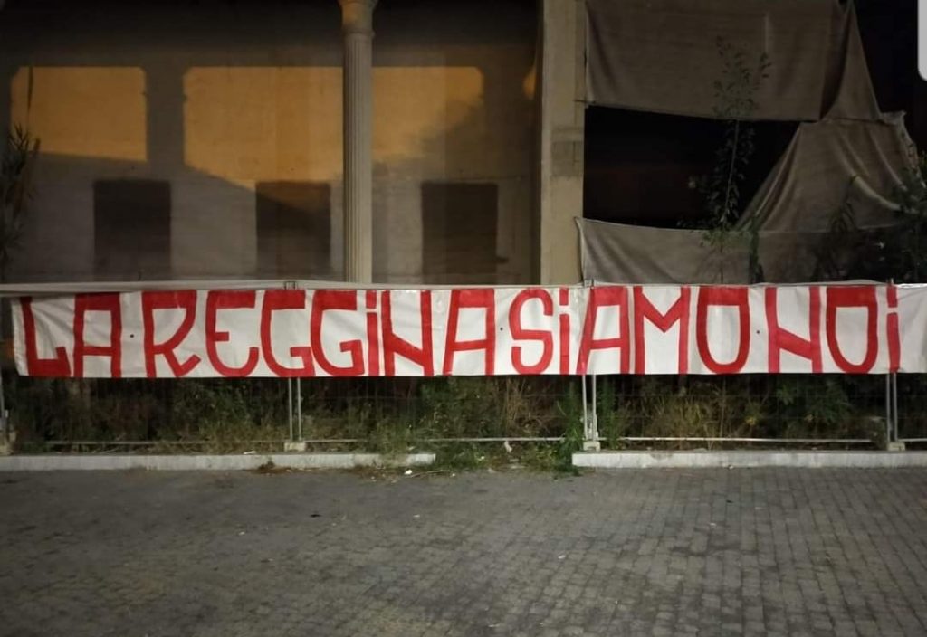 striscione reggina