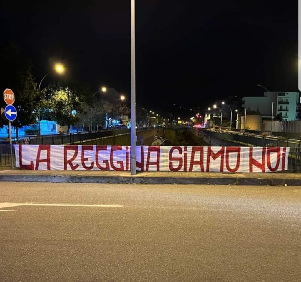 striscione reggina