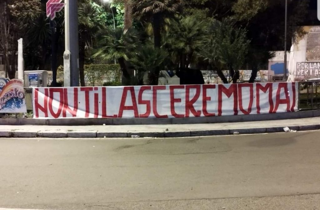 striscione reggina