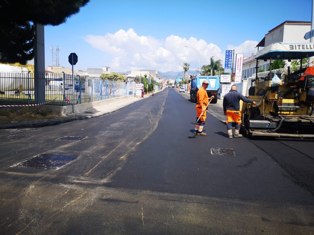 via padova sistemazione strada