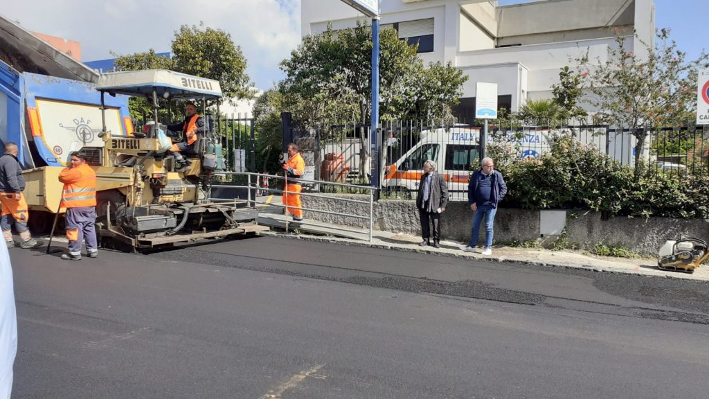 via padova sistemazione strada