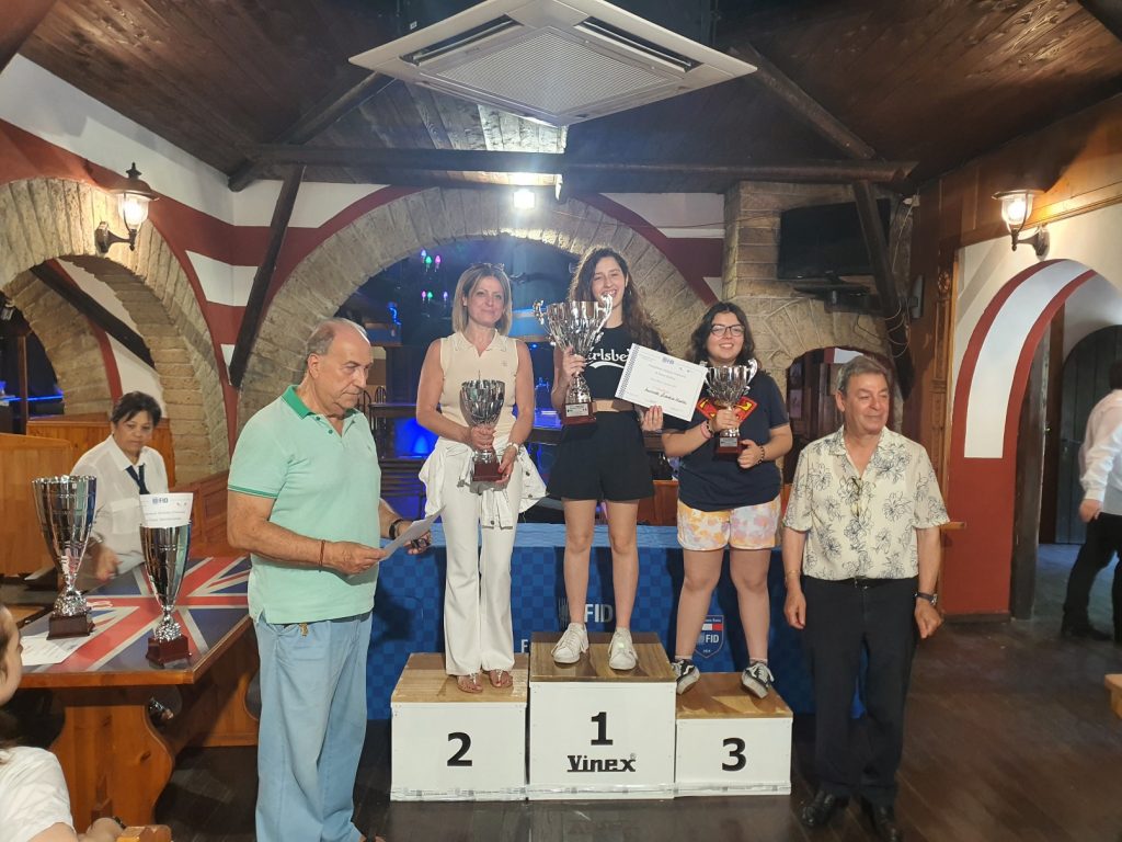 Amaretti Ludovica Maria campionessa d'Italia Dama