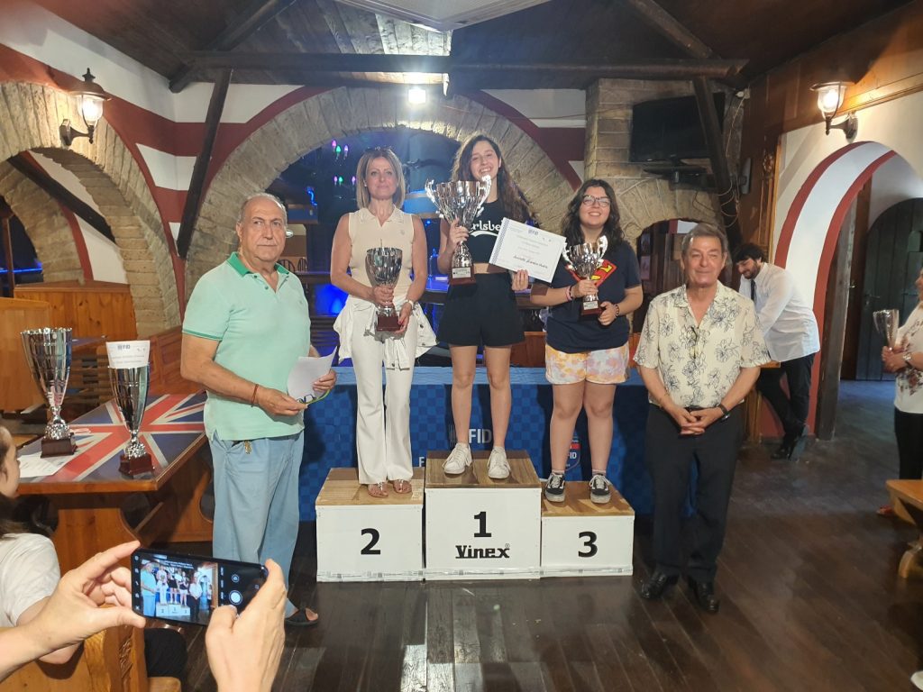 Amaretti Ludovica Maria campionessa d'Italia Dama