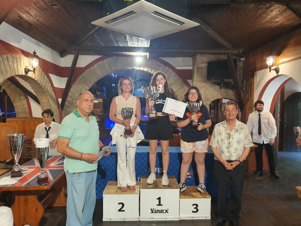 Amaretti Ludovica Maria campionessa d'Italia Dama