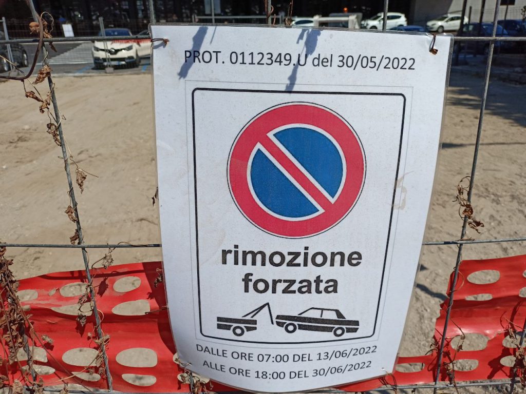 Lavori Piazza Garibaldi Parcheggi