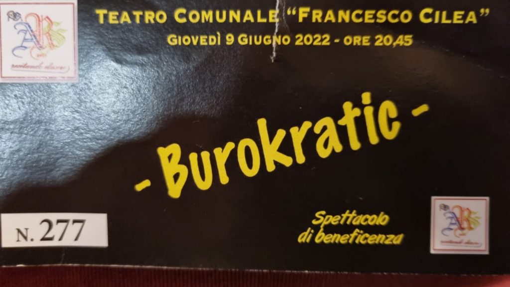 Spettacolo teatrale Burokratic Reggio Calabria