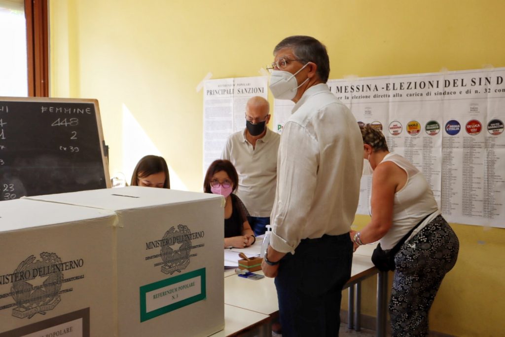 elezioni comunali 2022 messina voto de domenico