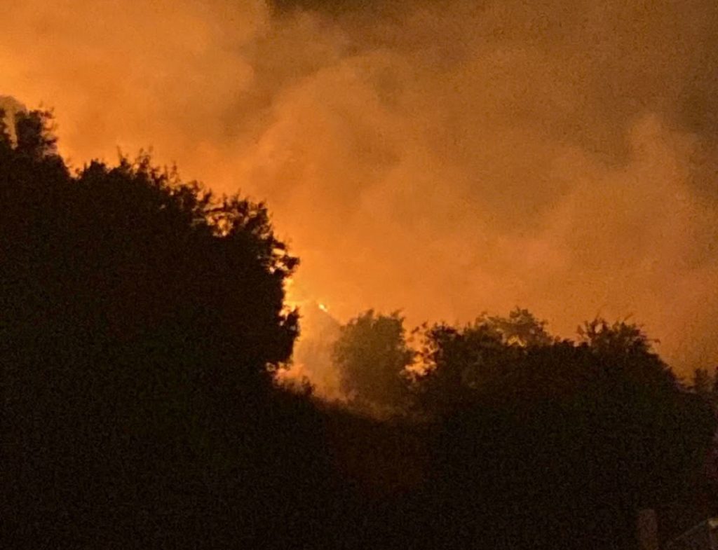 incendio reggio calabria