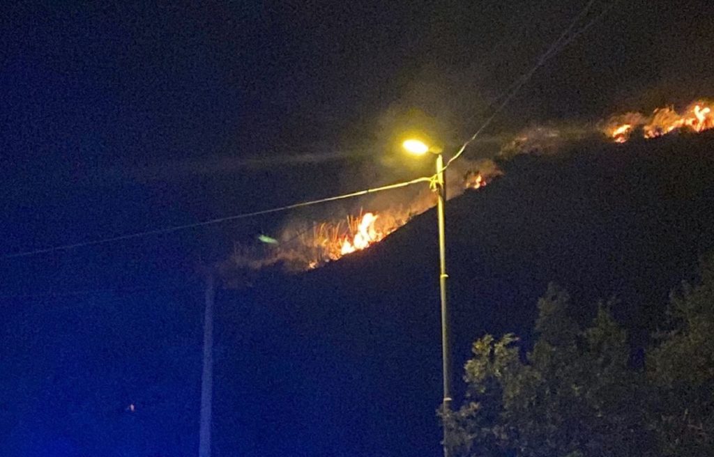 incendio reggio calabria