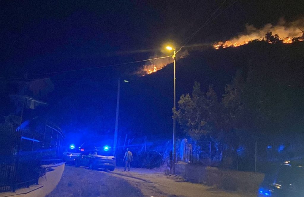 incendio reggio calabria