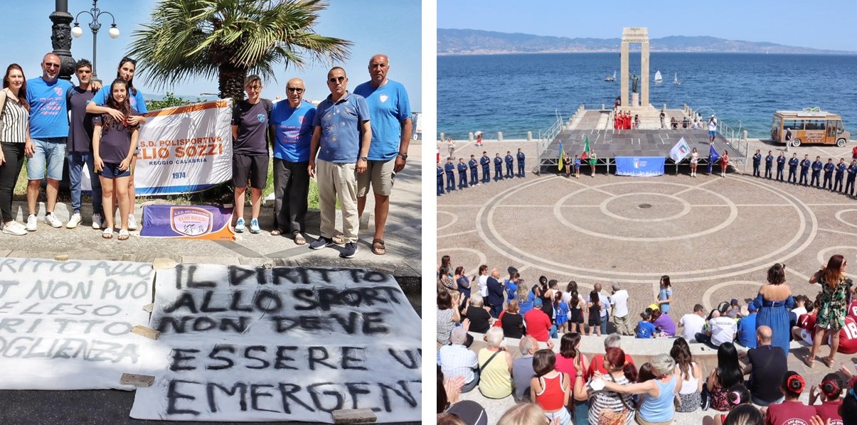 proteste elio sozzi giornata sport reggio calabria