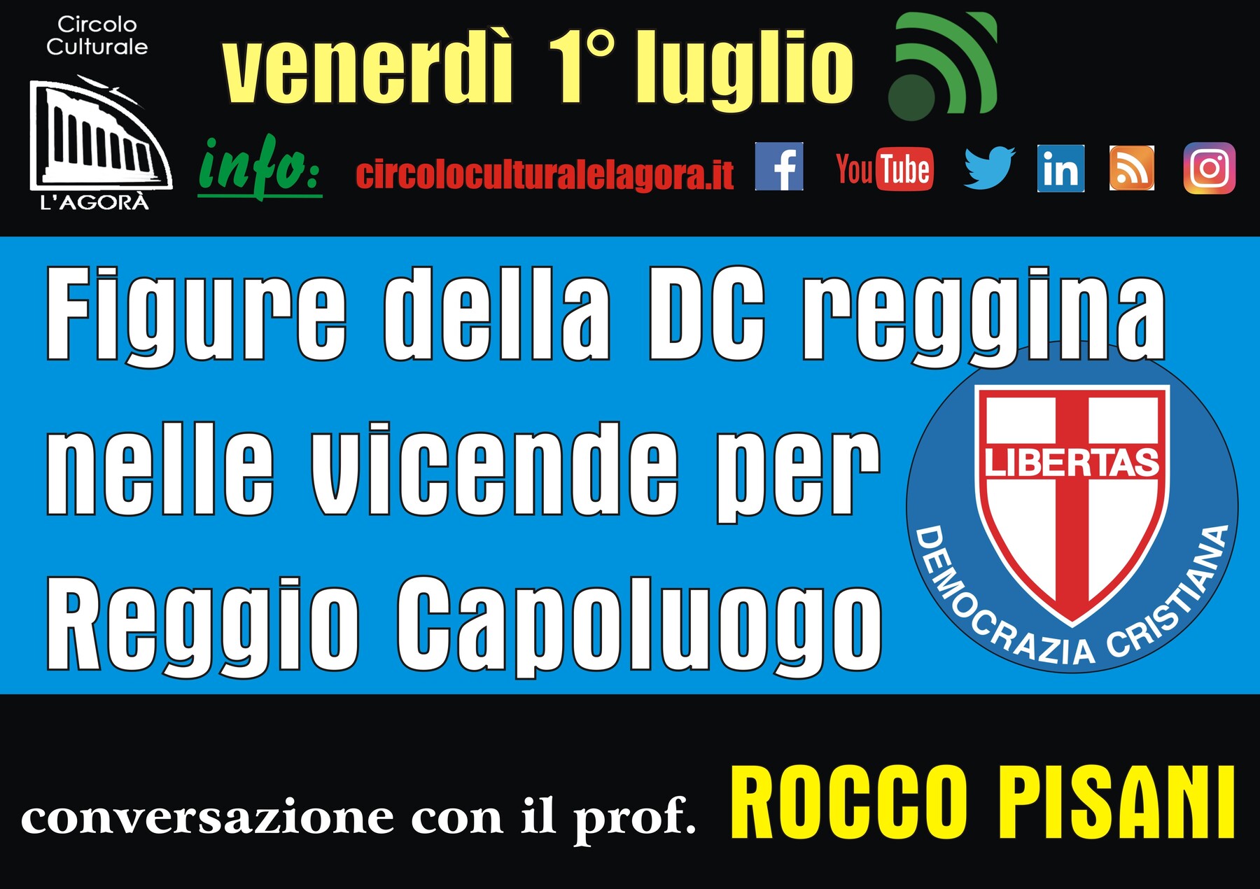 Circolo Culturale L’Agorà” organizza una serie di conversazioni sui Moti del ’70