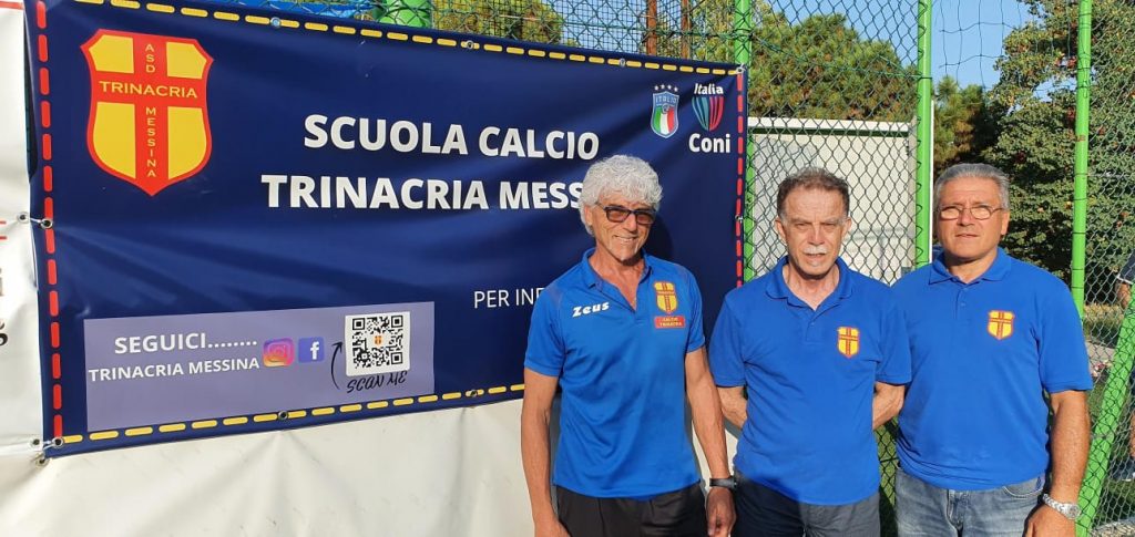 Saporoso, D'Arrigo e Cappello (TRINACRIA CALCIO MESSINA)