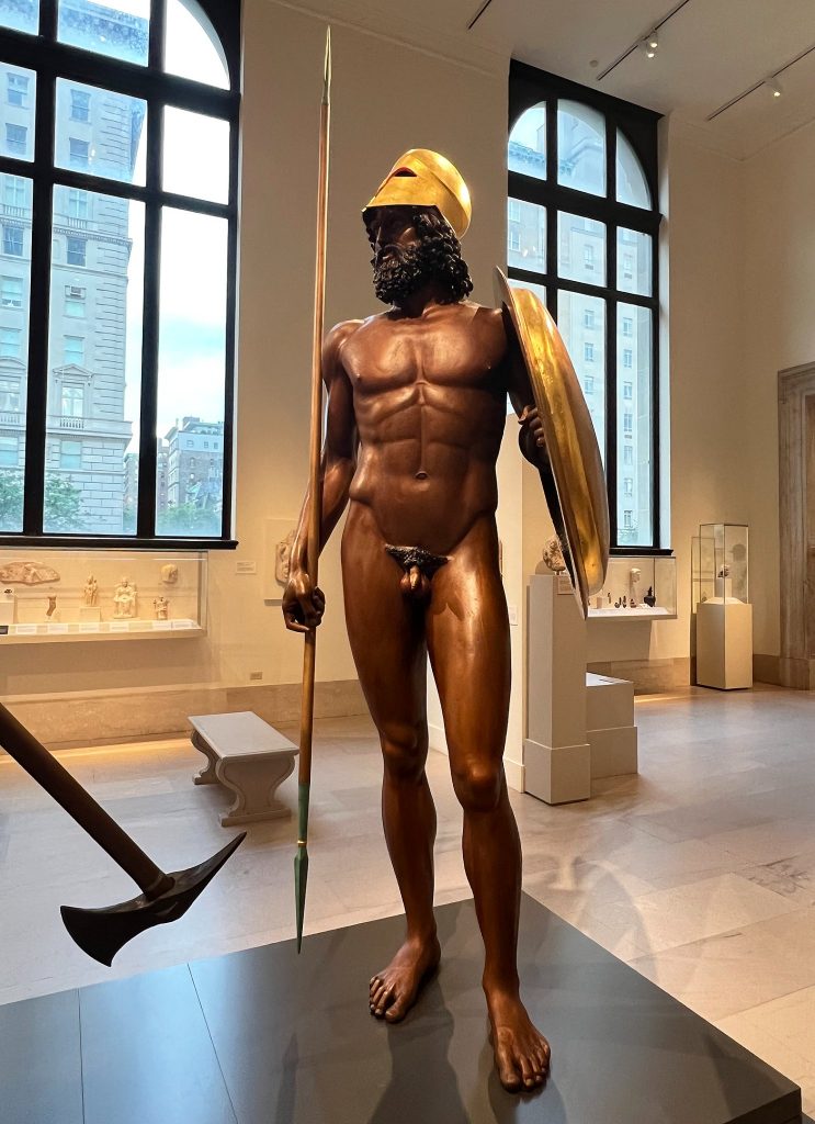 bronzi di riace metropolitan museum new york due