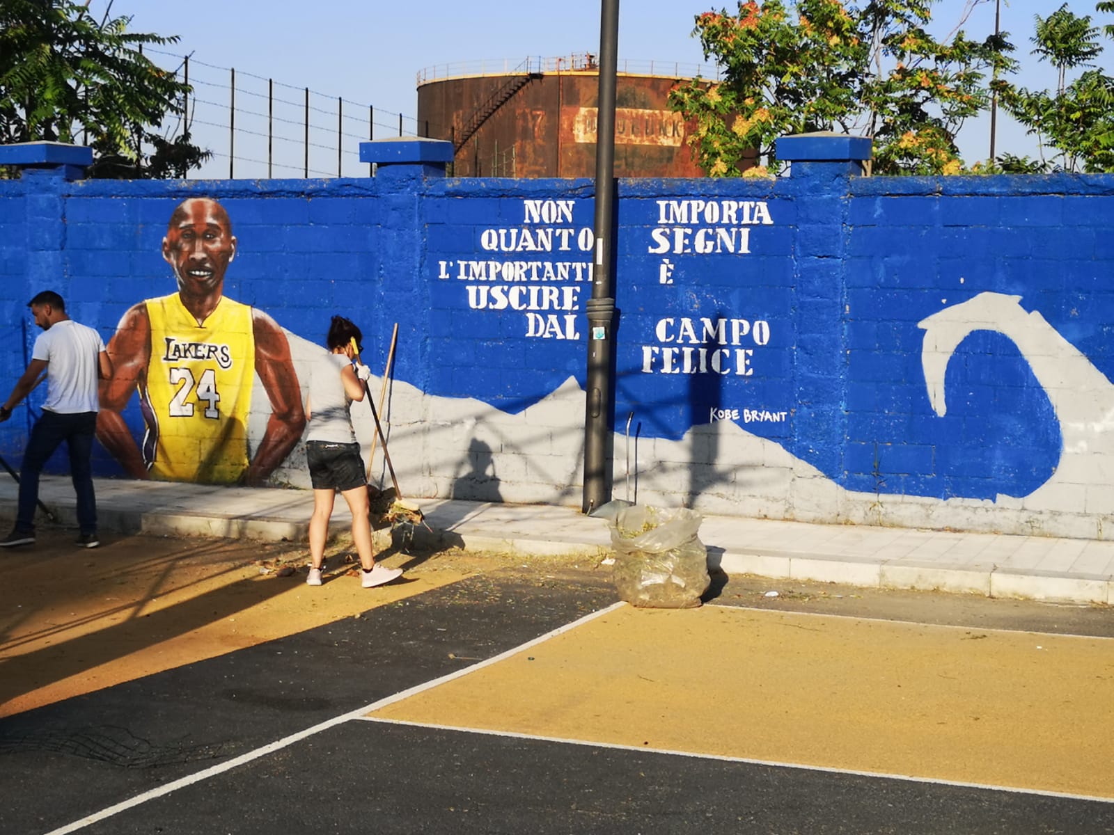 campo di basket George Floyd