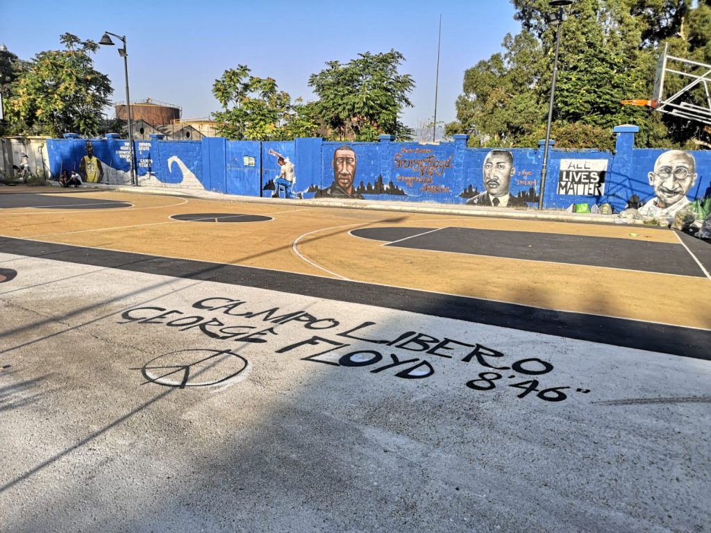 campo di basket George Floyd