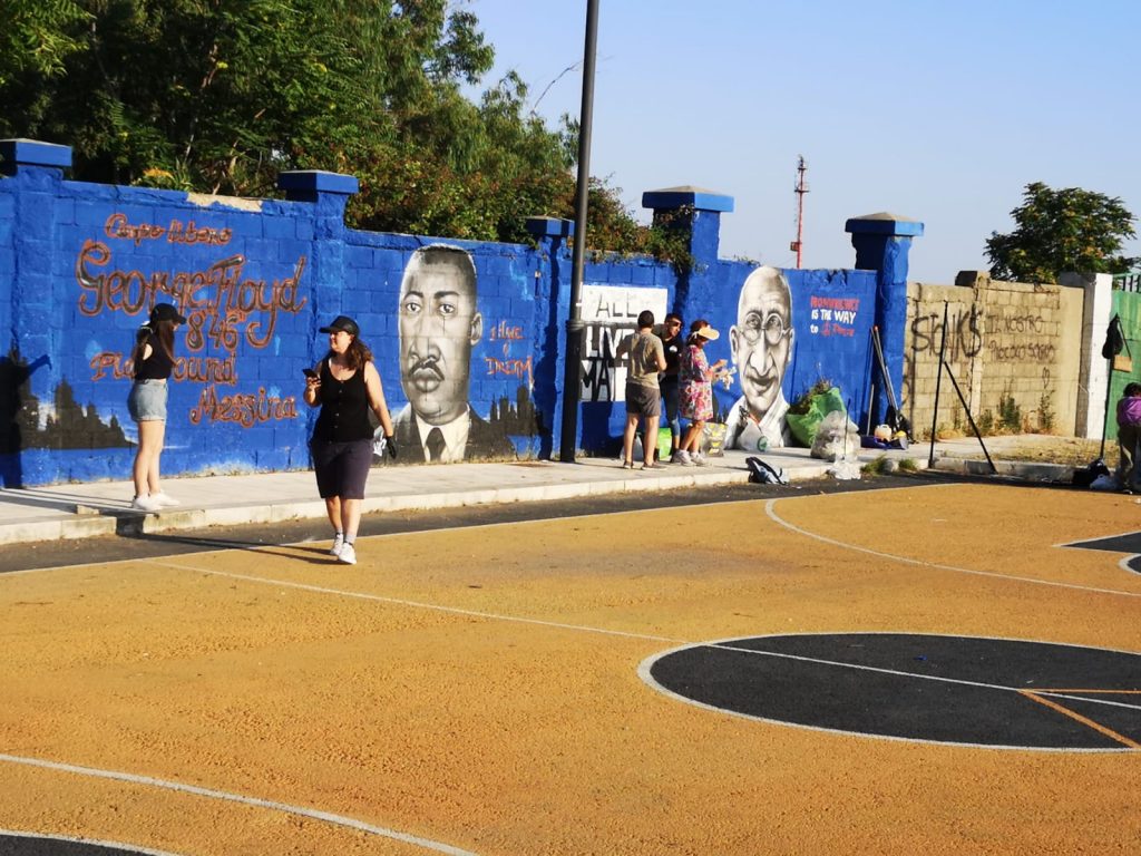 campo di basket George Floyd