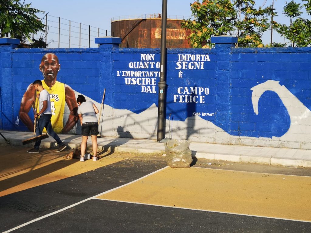 campo di basket George Floyd