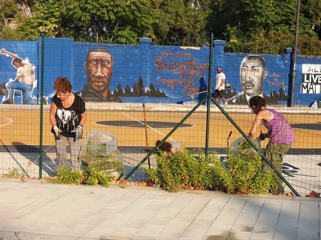 campo di basket George Floyd