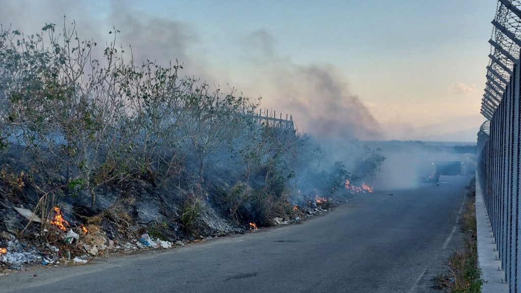 incendio sterpaglie reggio calabria