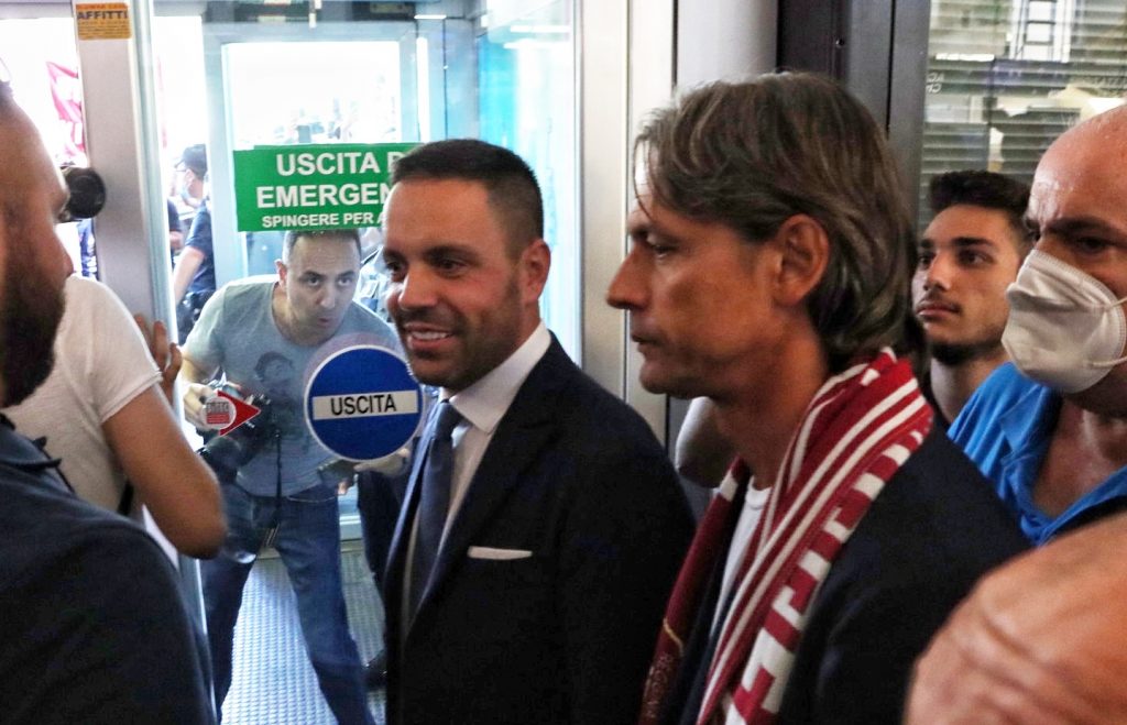 inzaghi saladini reggina aeroporto