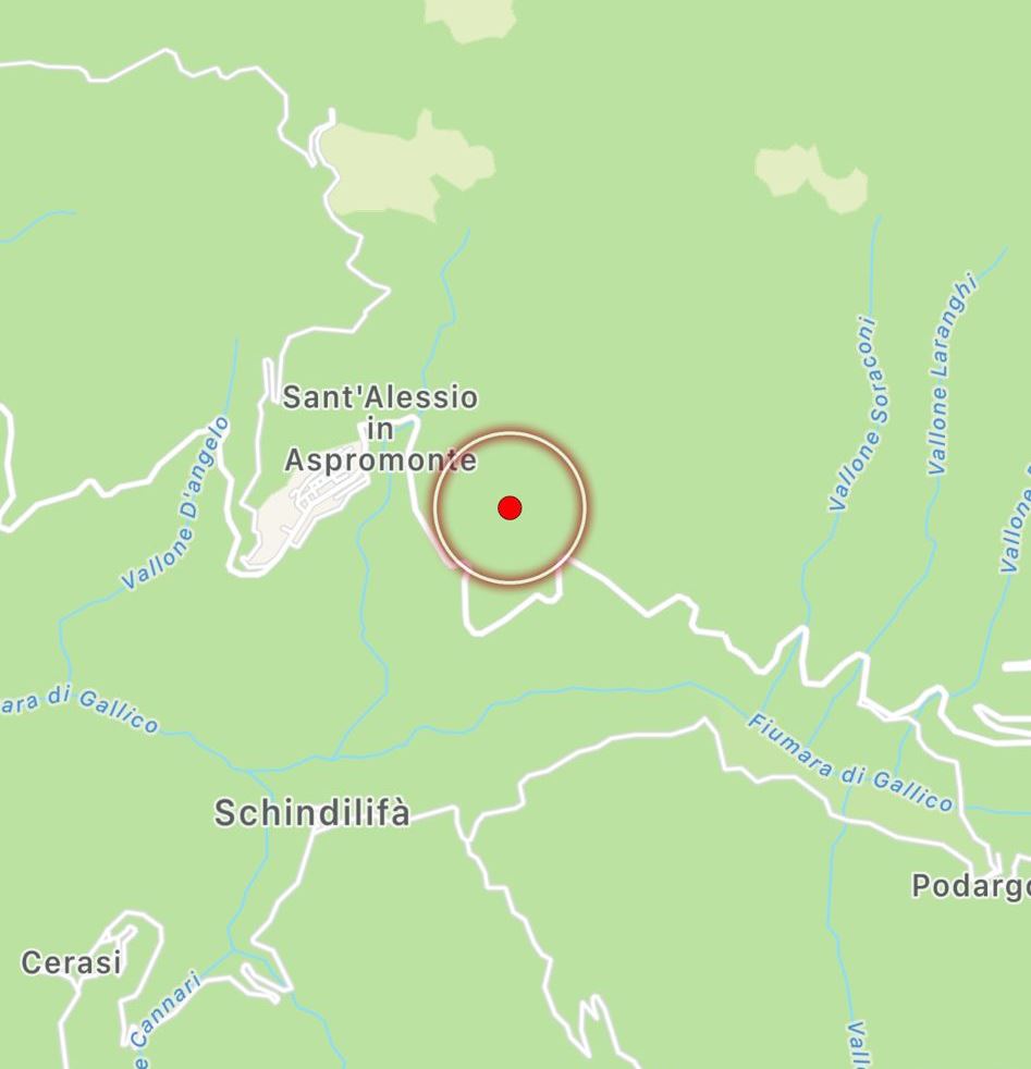 terremoto aspromonte reggio calabria