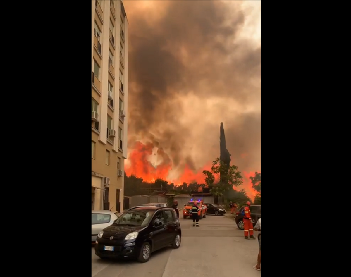 Incendio palermo