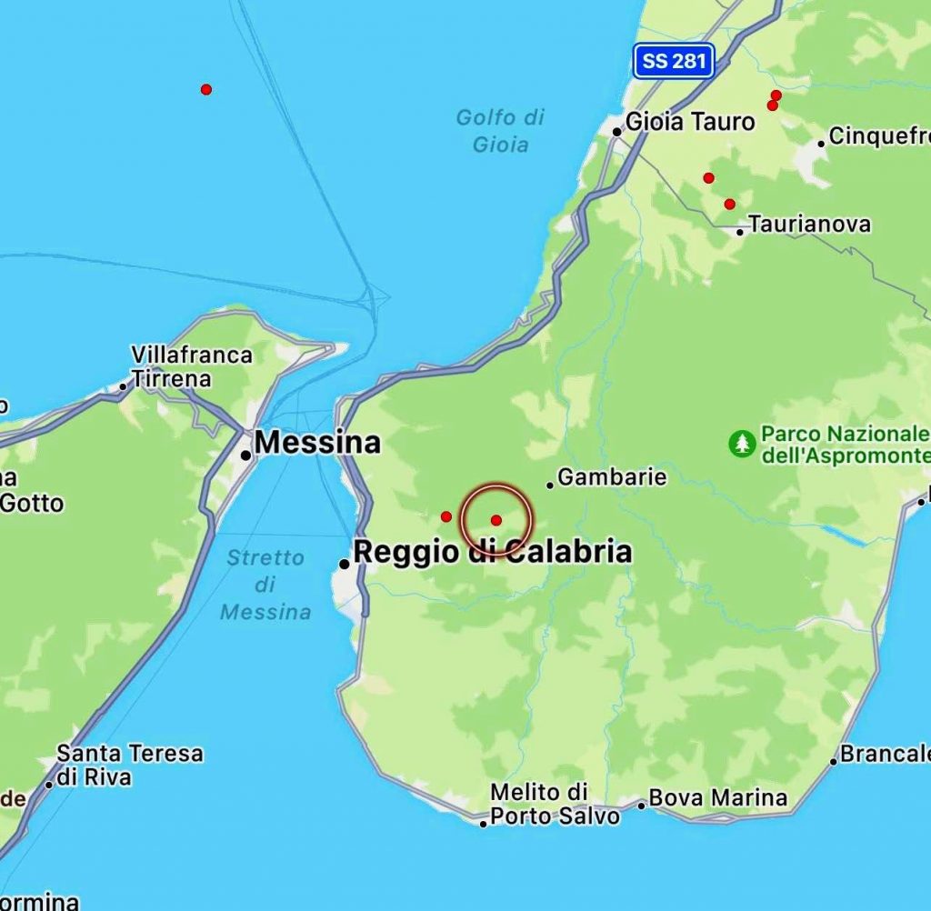 terremoto reggio calabria