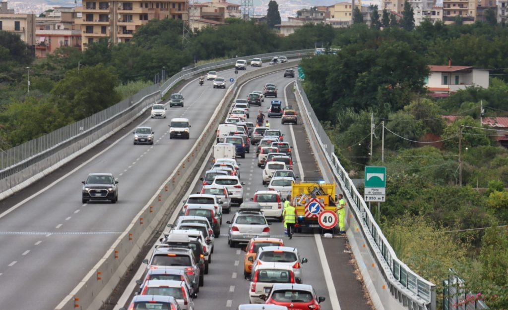 traffico autostrada gallico polizia stradale anas