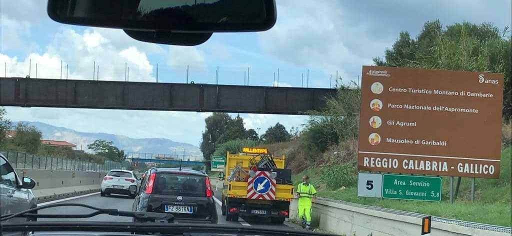 traffico autostrada gallico polizia stradale anas