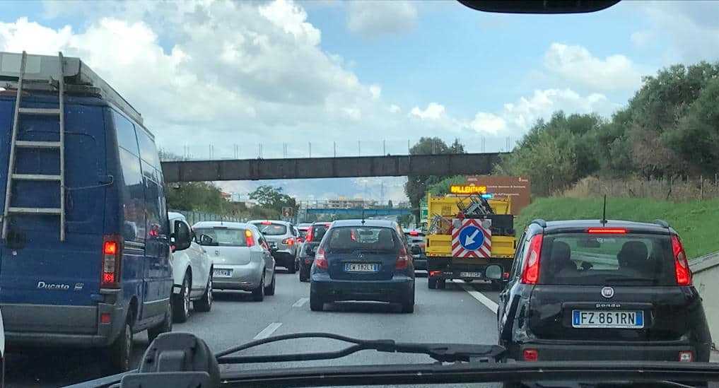 traffico autostrada gallico polizia stradale anas