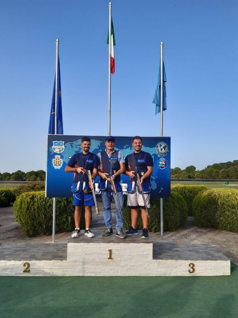 Gli azzurri d'oro Antonio Passalacqua Marco Rodenghi e Mino Passalacqua