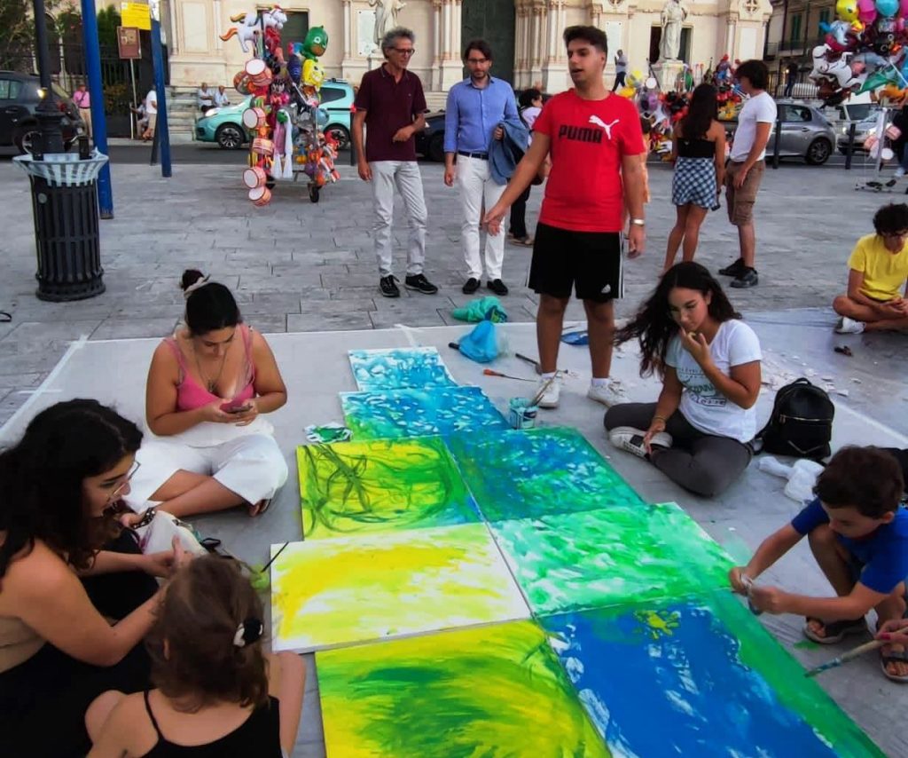 Iniziativa L'Arte per il creato Piazza Duomo (2)