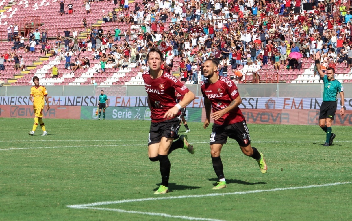 Reggina-Cittadella gol Fabbian