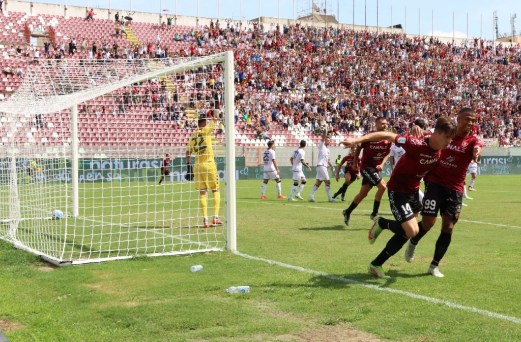 Reggina-Palermo gol Fabbian