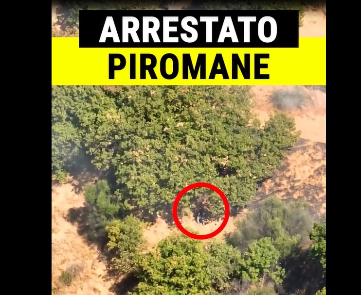 arrestato piromane calabria