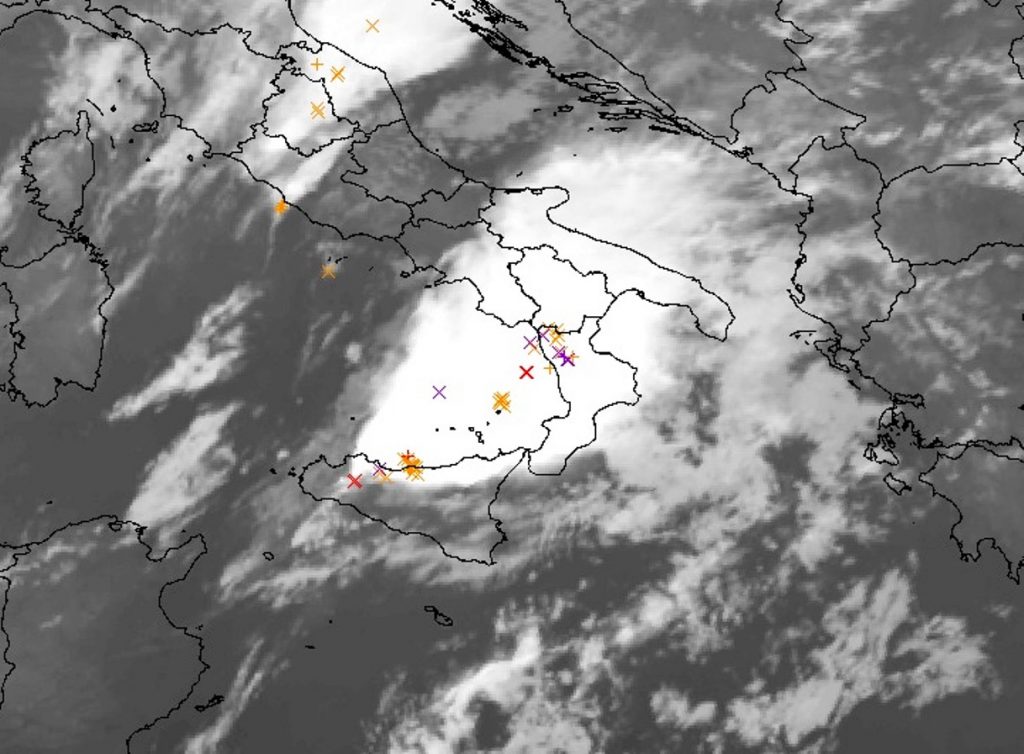 temporali sud italia