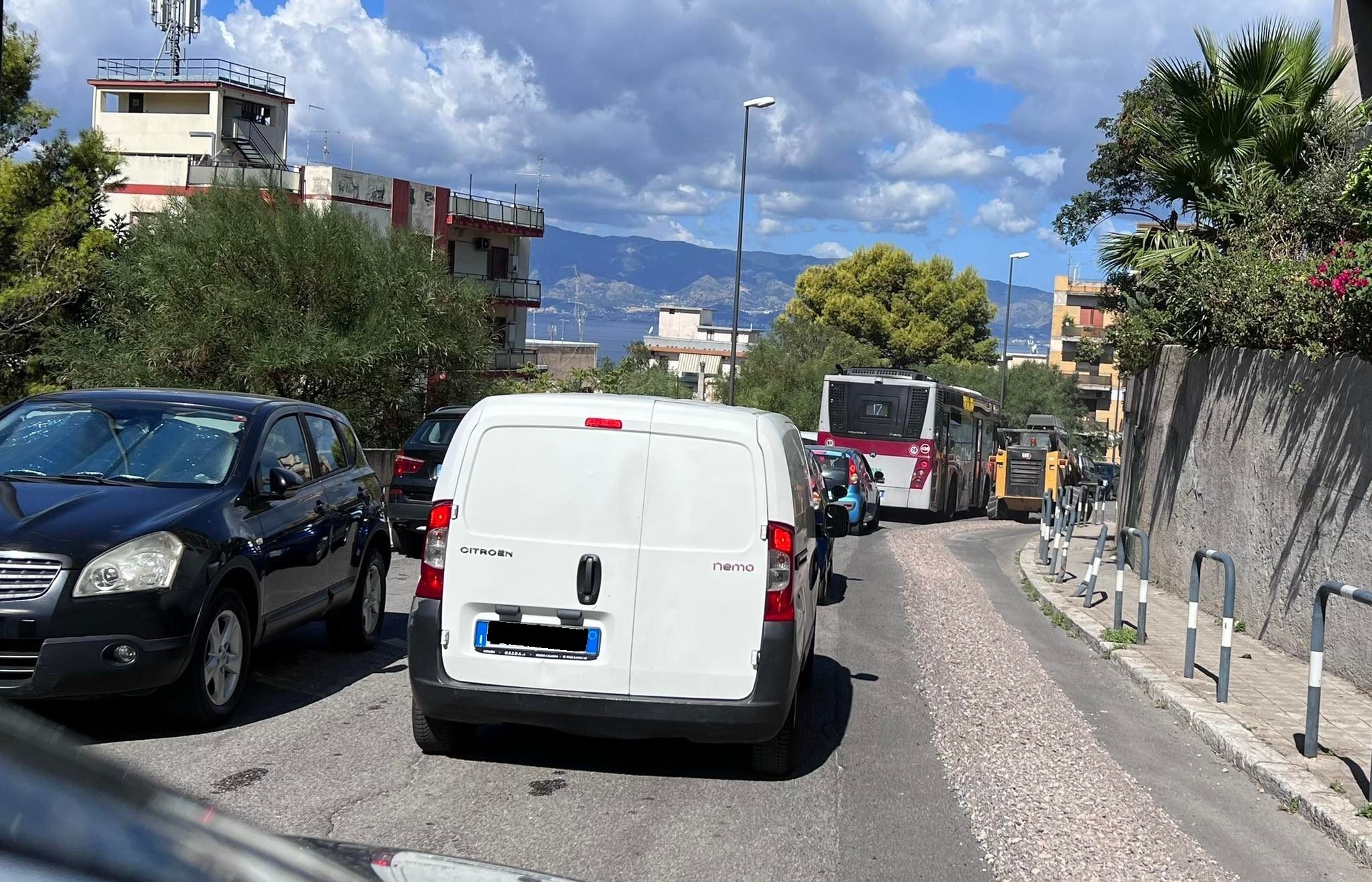 traffico paralizzato parco caserta