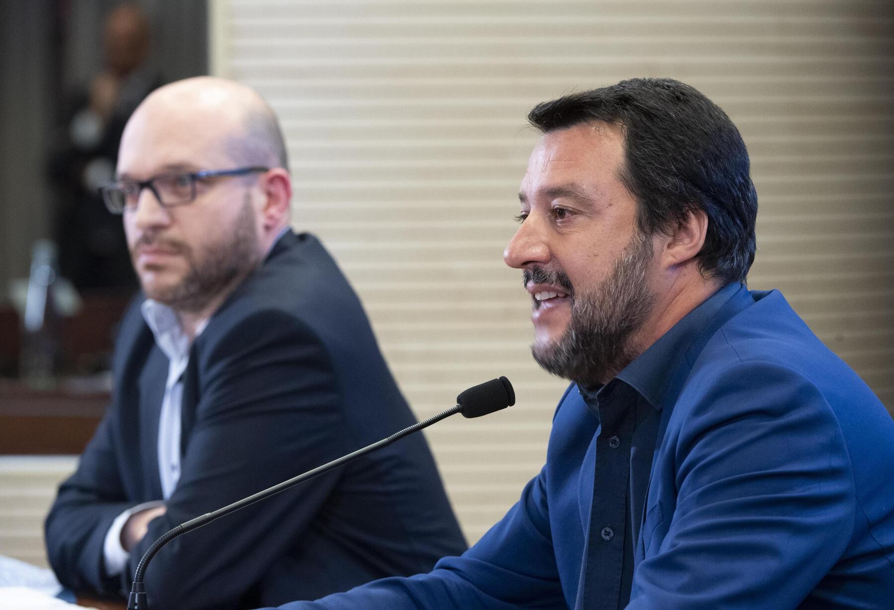 Lorenzo Fontana e Matteo Salvini