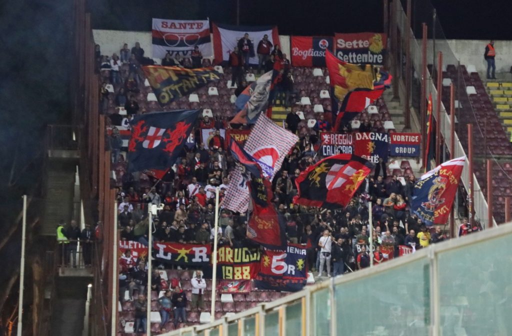 Reggina-Genoa tifosi ospiti