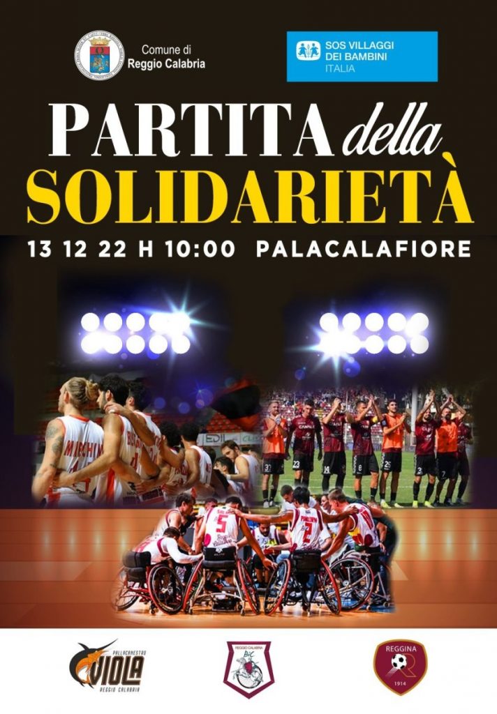 locandina partita solidarietà