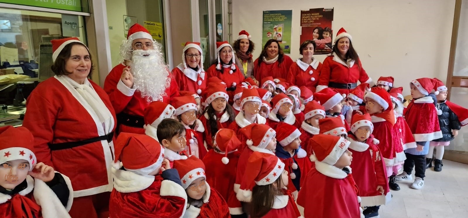 Evento di Natale bambini ufficio postale Varapodio